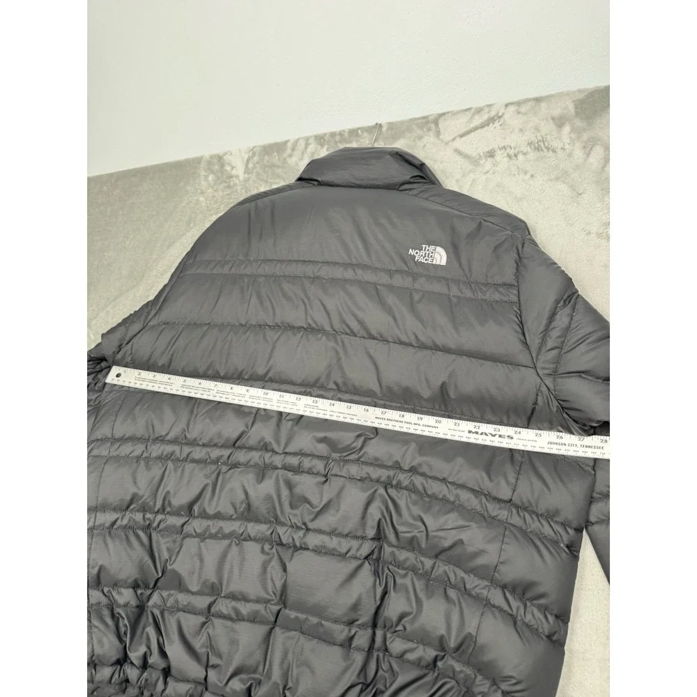 North Face 550 Puffer Jacket Mens XXL 2XL Black Goose Down Coat Hiking Trail